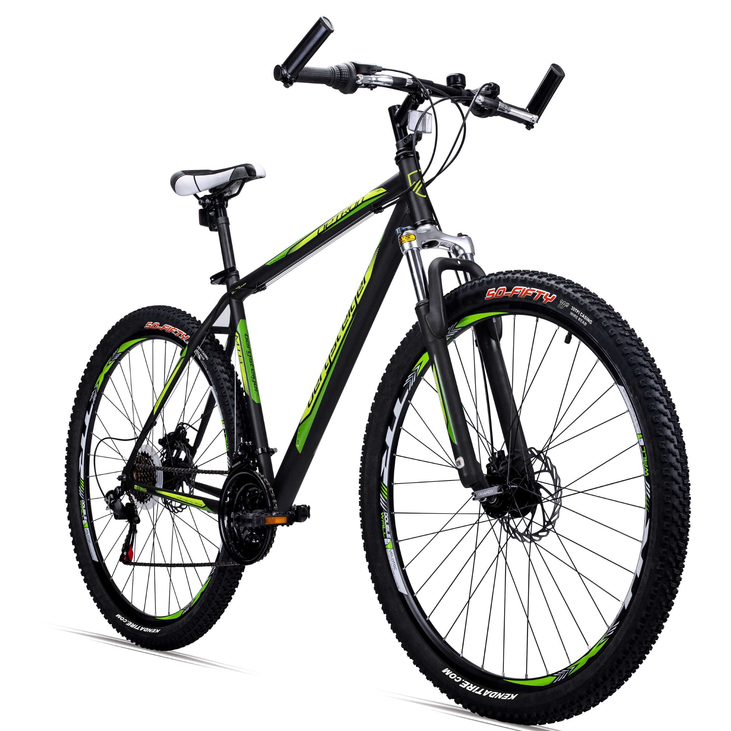 29 Zoll Mountainbike Bergsteiger Detroit 21 Gang Shimano Scheibenbremsen MTB  | eBay.de