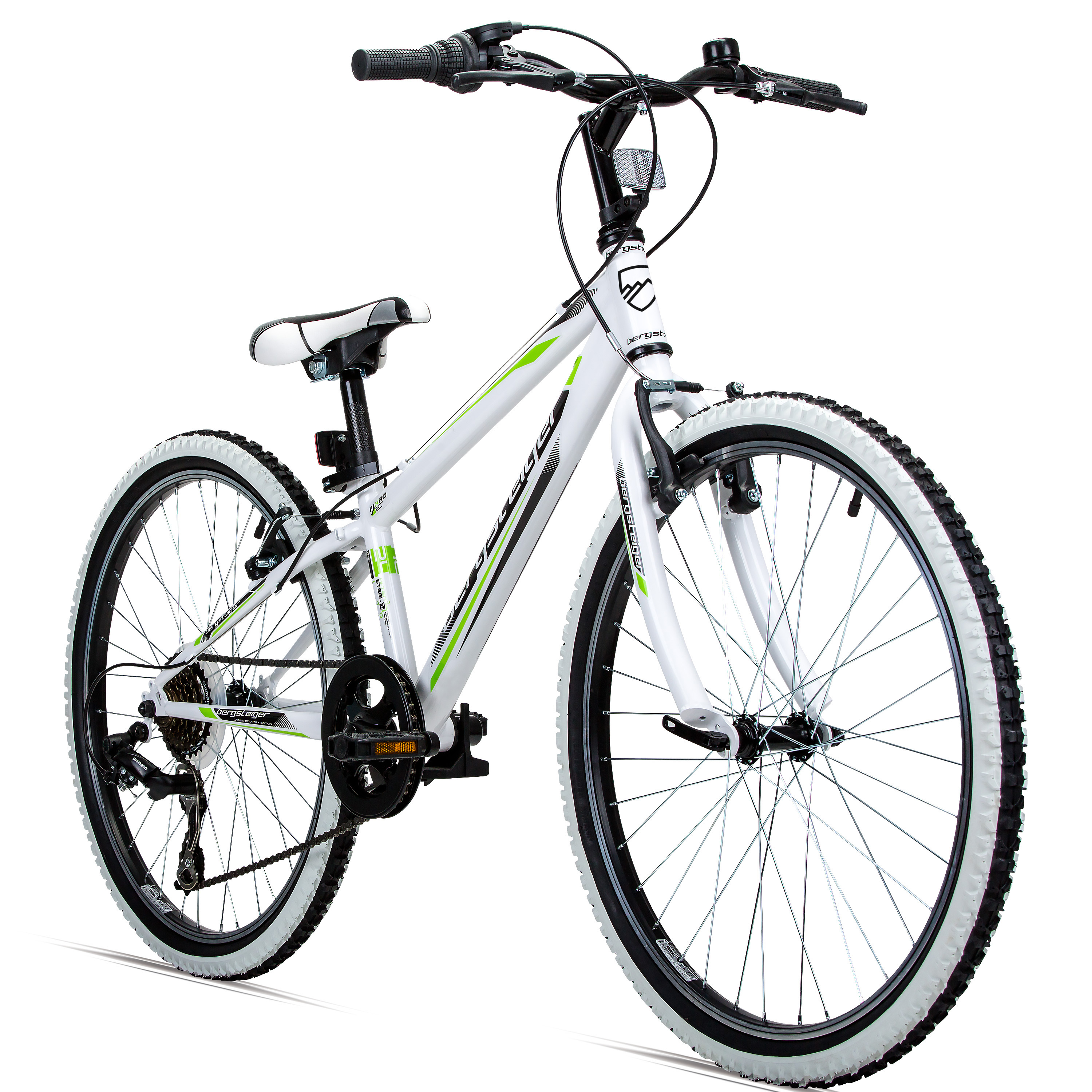 24 zoll mountainbike kinderfahrrad bergsteiger kansas shimano kenda mtb fahrrad